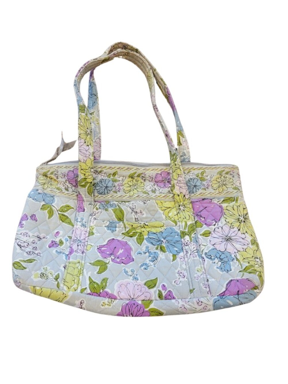 Vera Bradley 2 Handle tote Bag in the retired Watercolor Floral pattern